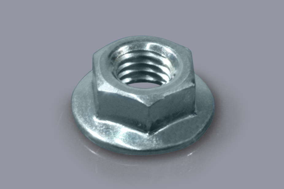 Sechskantmutter mit Flansch aus Metall DIN 6923 - ISO 4161